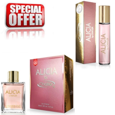 Alicia by Chatler - Promotional Set, Eau de Parfum 100 ml + Eau de Parfum 30 ml