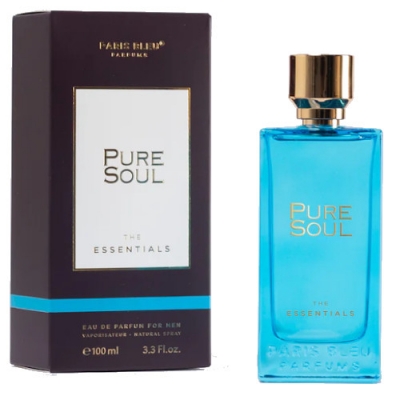 Pure Soul Paris Bleu The Essentials - Eau de Parfum para hombre 100 ml