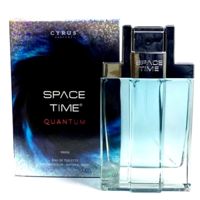 QUANTUM Space Time Cyrus Parfums - Eau de Toilette para hombre 90 ml